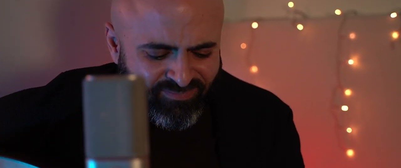 Saied at the microphone
