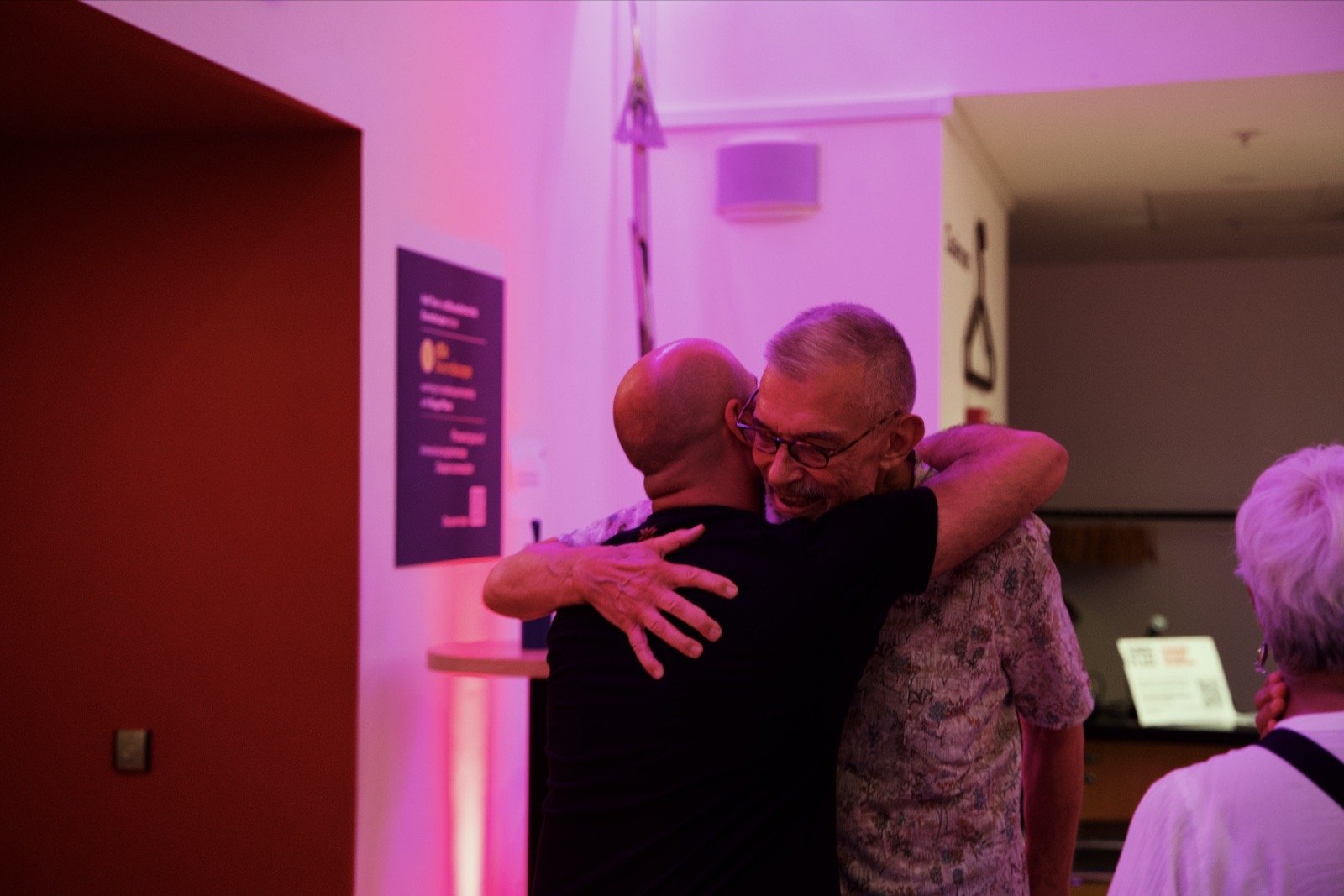 A hug after the show