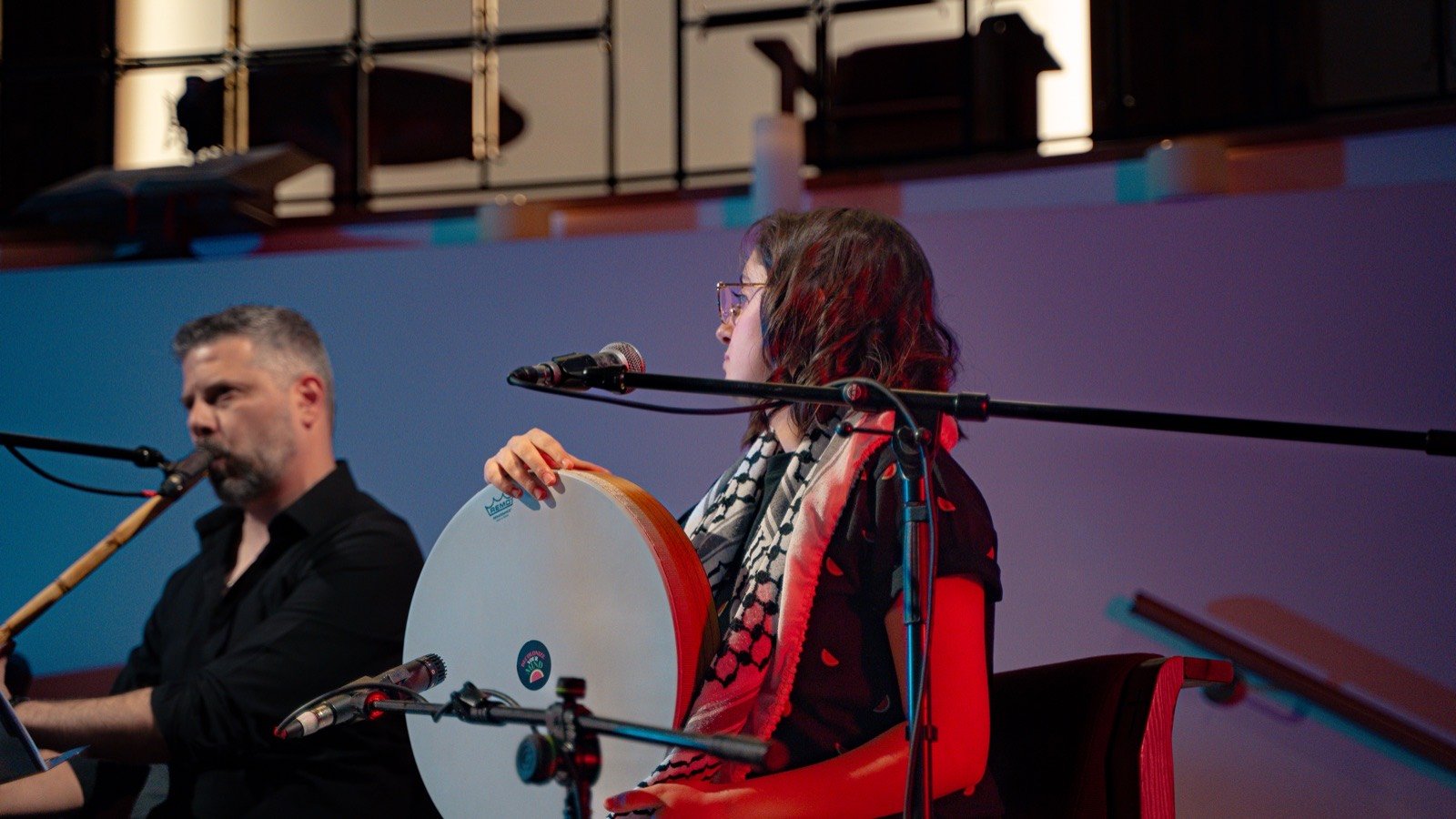The frame drum and the band