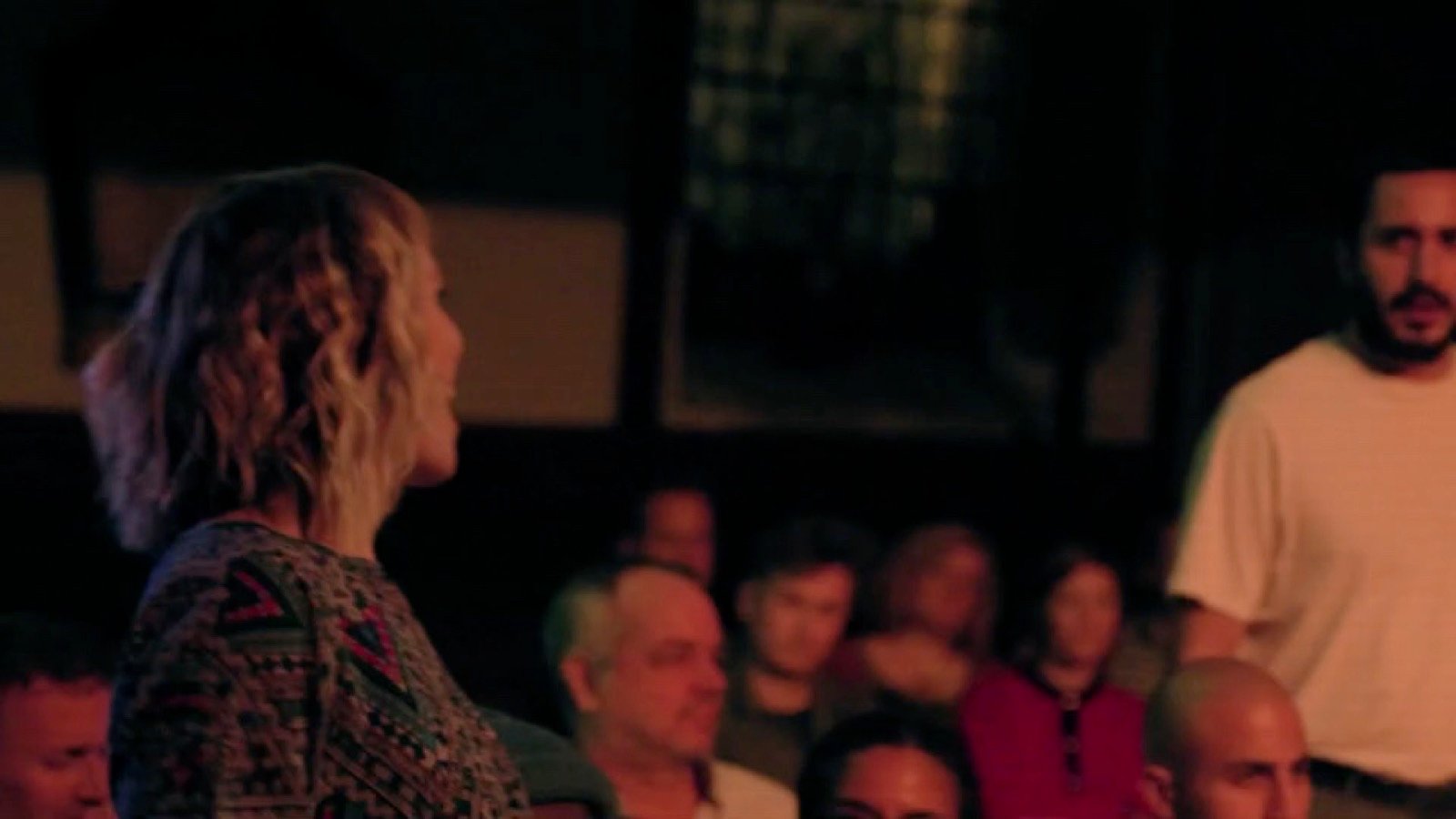 Singing among the audience