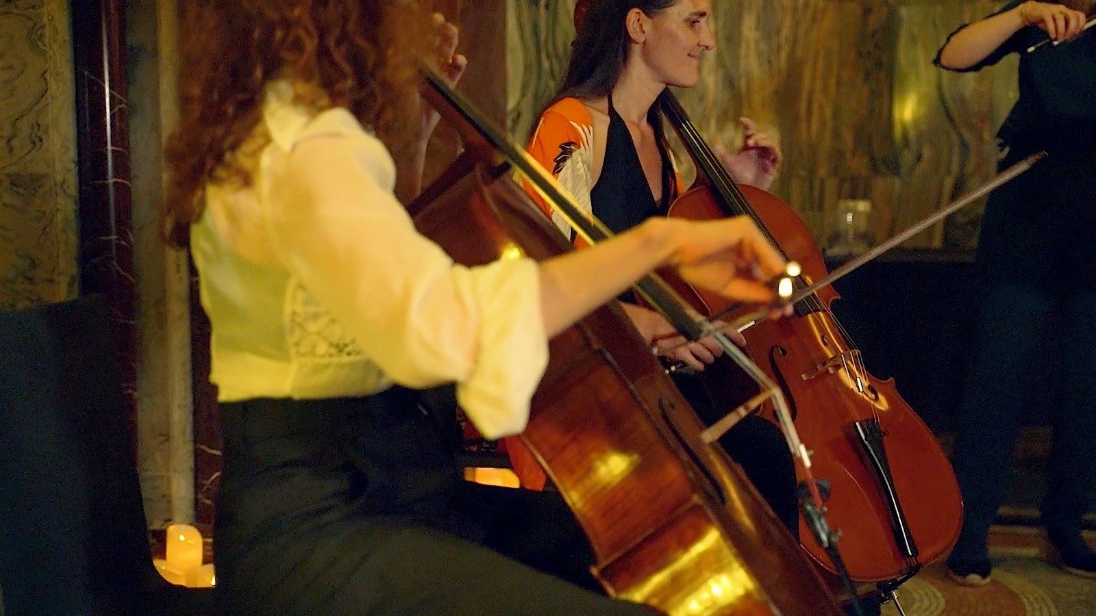 Cello and violin