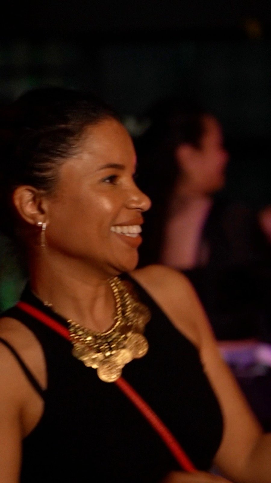 A smile on the dance floor